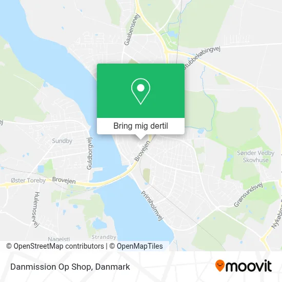 Danmission Op Shop kort