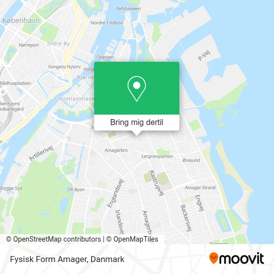 Fysisk Form Amager kort