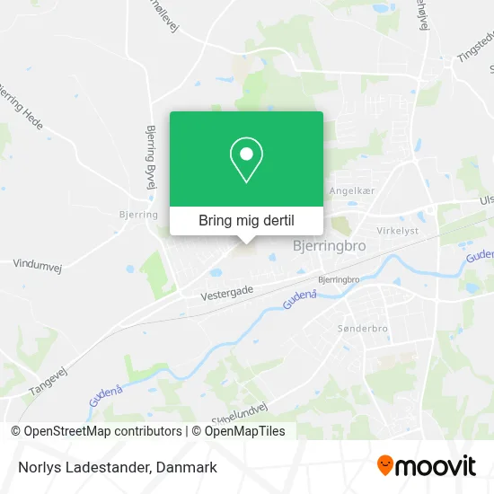 Norlys Ladestander kort