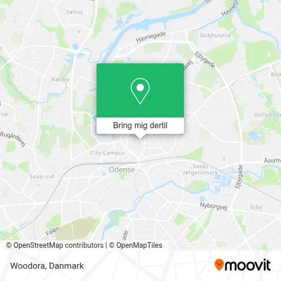 Woodora kort