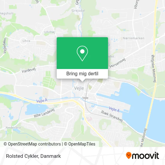 Rolsted Cykler kort