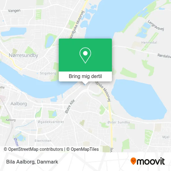 Bila Aalborg kort