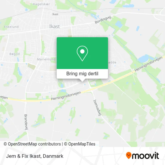Jem & Fix Ikast kort
