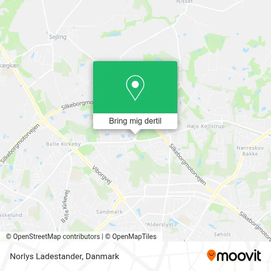 Norlys Ladestander kort