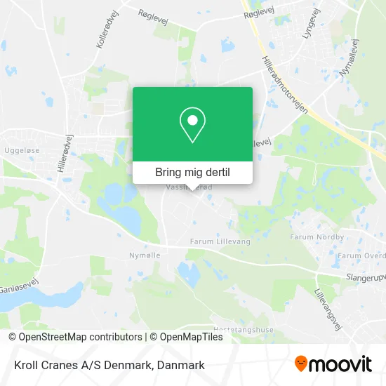 Kroll Cranes A/S Denmark kort