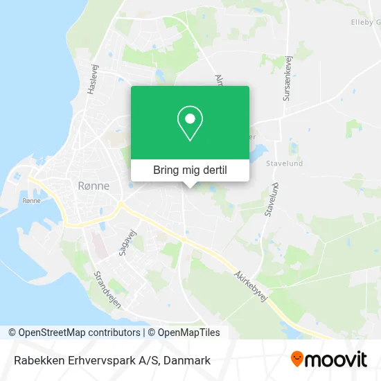Rabekken Erhvervspark A/S kort