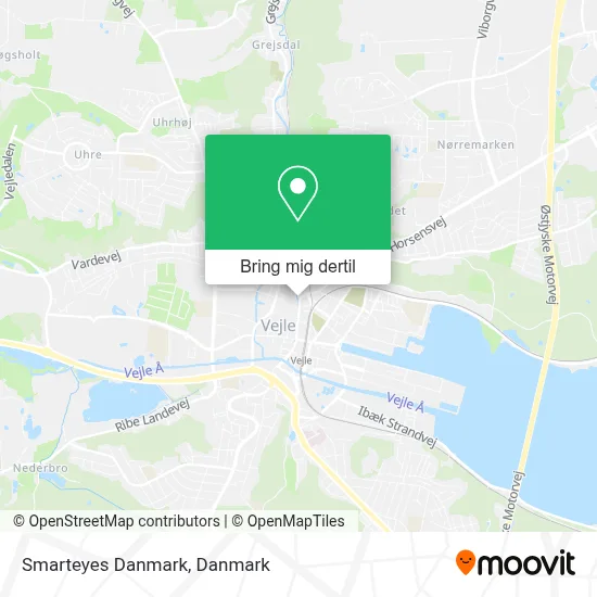 Smarteyes Danmark kort