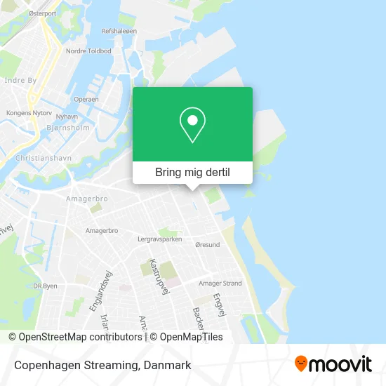 Copenhagen Streaming kort