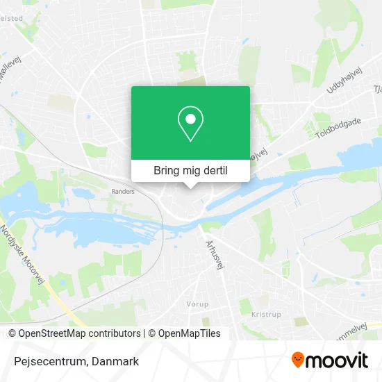 Pejsecentrum kort