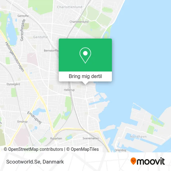 Scootworld.Se kort