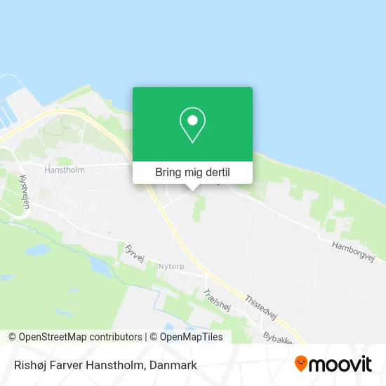 Rishøj Farver Hanstholm kort