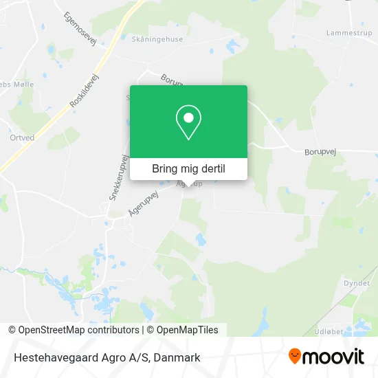 Hestehavegaard Agro A/S kort