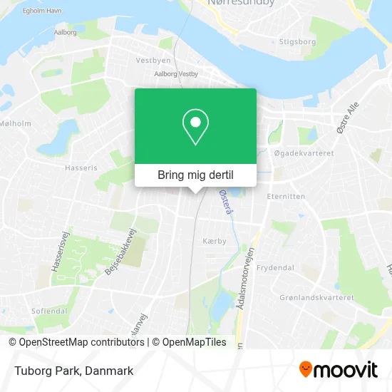 Tuborg Park kort