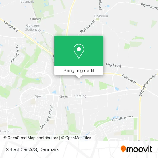Select Car A/S kort