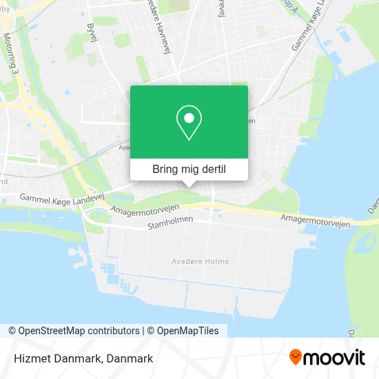 Hizmet Danmark kort