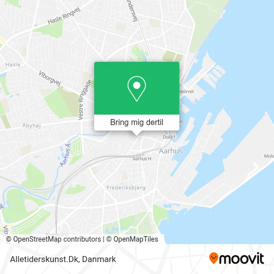 Alletiderskunst.Dk kort