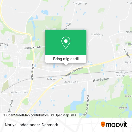 Norlys Ladestander kort