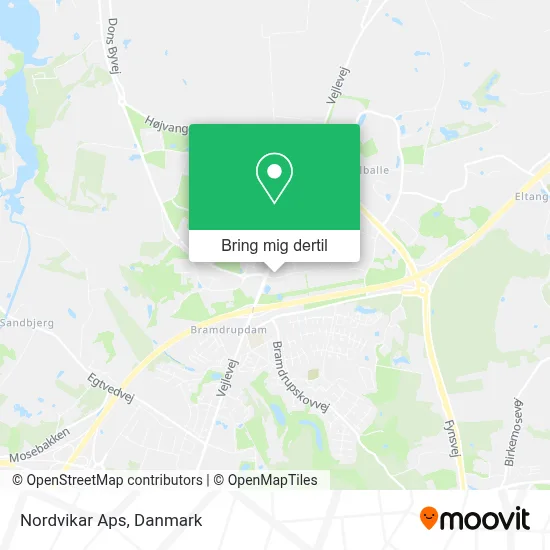 Nordvikar Aps kort