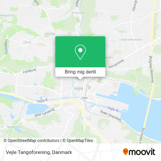 Vejle Tangoforening kort