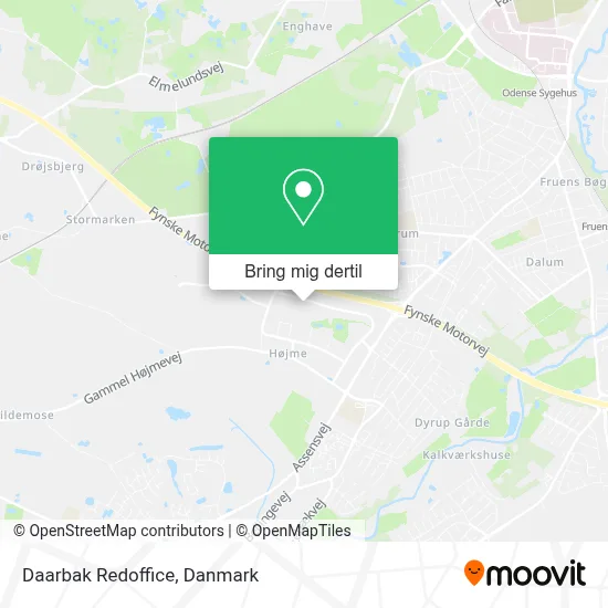 Daarbak Redoffice kort