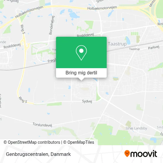 Genbrugscentralen kort