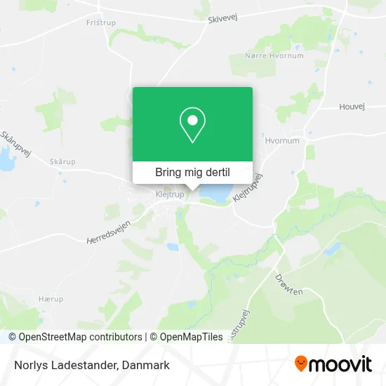 Norlys Ladestander kort