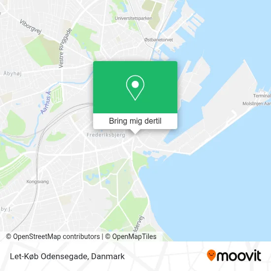 Let-Køb Odensegade kort