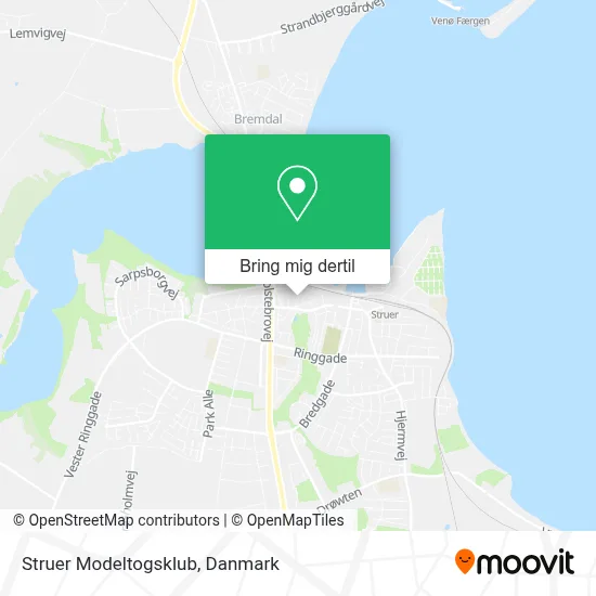 Struer Modeltogsklub kort