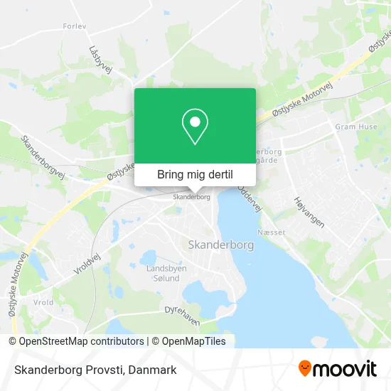 Skanderborg Provsti kort