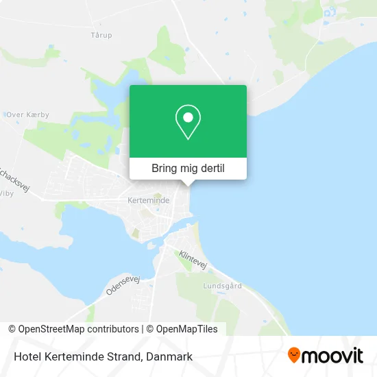 Hotel Kerteminde Strand kort