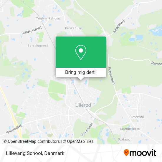 Lillevang School kort