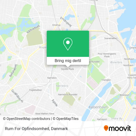Rum For Opfindsomhed kort