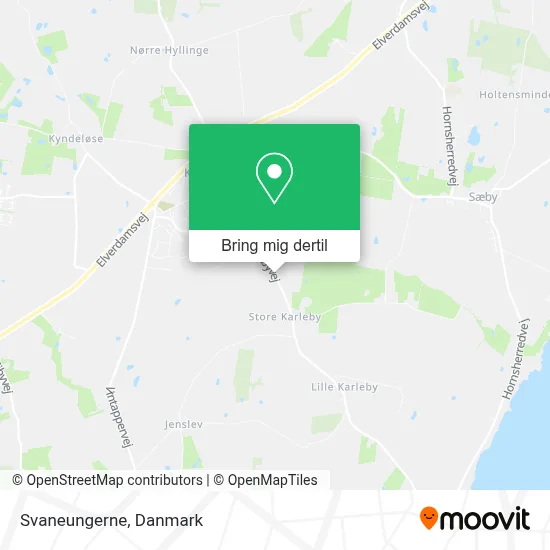 Svaneungerne kort