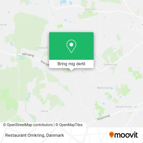 Restaurant Omkring kort