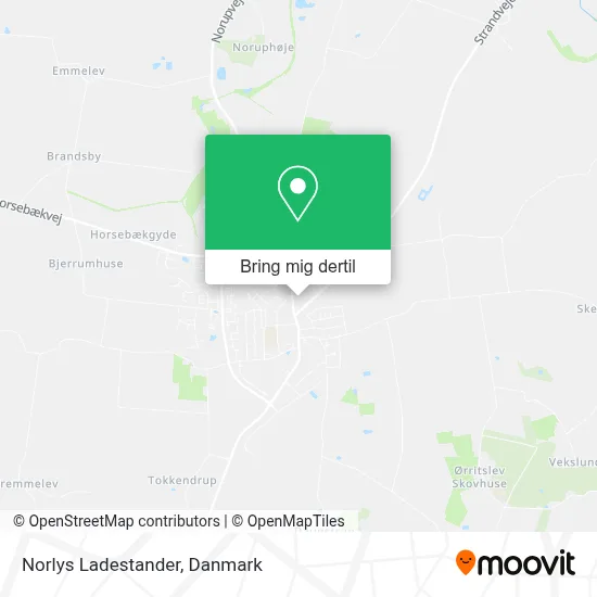 Norlys Ladestander kort