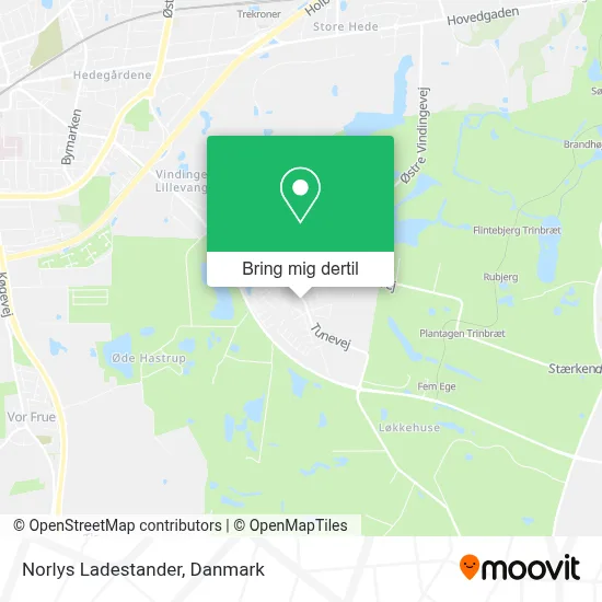 Norlys Ladestander kort