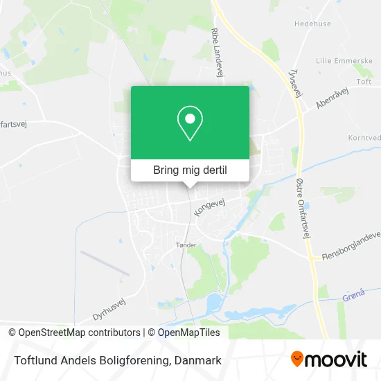Toftlund Andels Boligforening kort