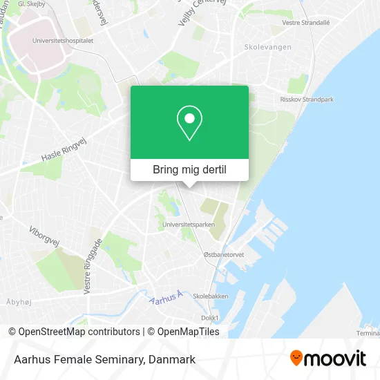 Aarhus Female Seminary kort