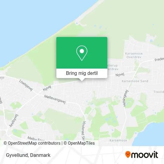 Gyvellund kort