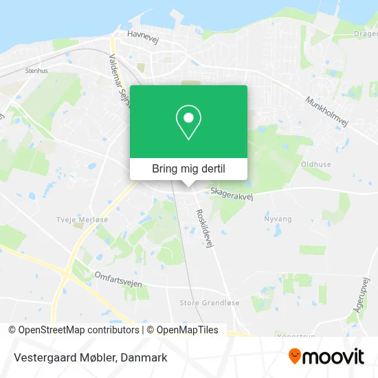 Vestergaard Møbler kort