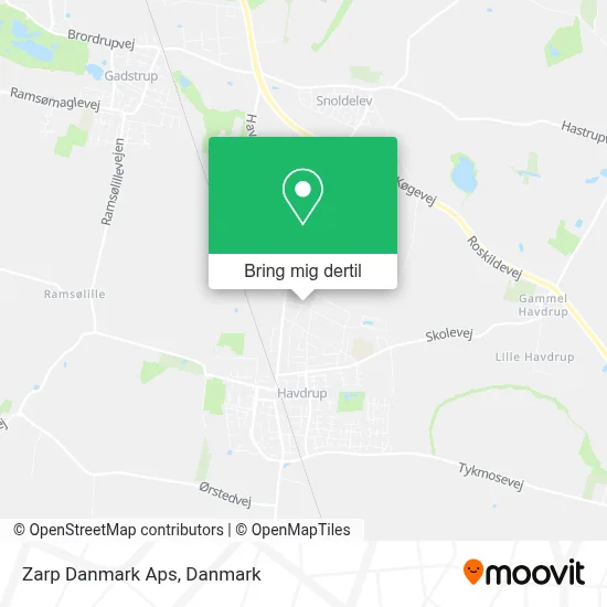 Zarp Danmark Aps kort