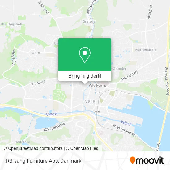 Rørvang Furniture Aps kort