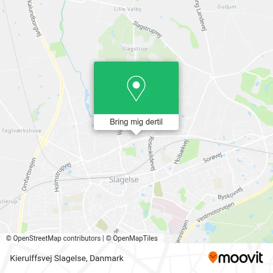 Kierulffsvej Slagelse kort