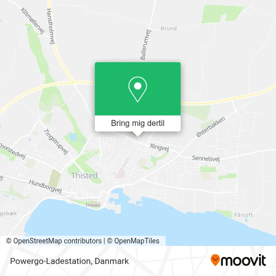 Powergo-Ladestation kort