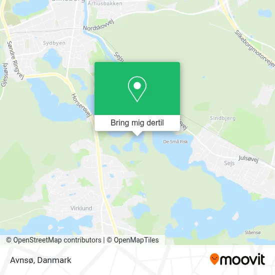 Avnsø kort