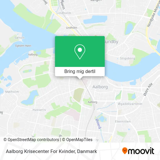 Aalborg Krisecenter For Kvinder kort