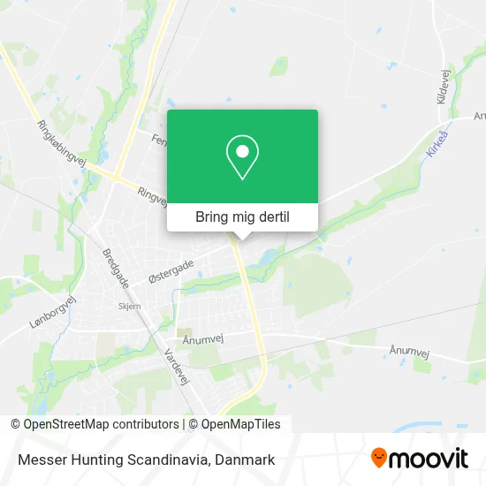 Messer Hunting Scandinavia kort