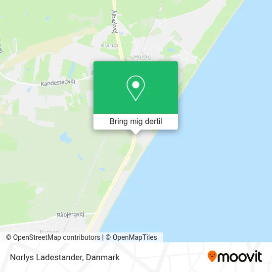 Norlys Ladestander kort