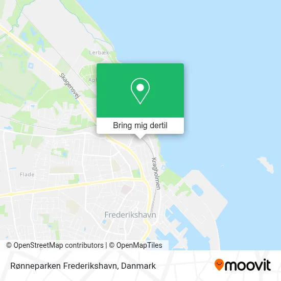 Rønneparken Frederikshavn kort