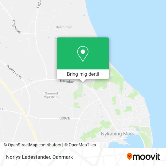 Norlys Ladestander kort